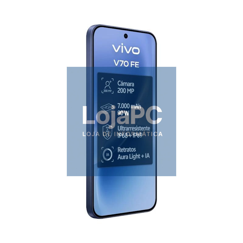 VIVO V70 FE 8Gb 512Gb Bundle Ch90w+ Buds3 Blue — imagem 3