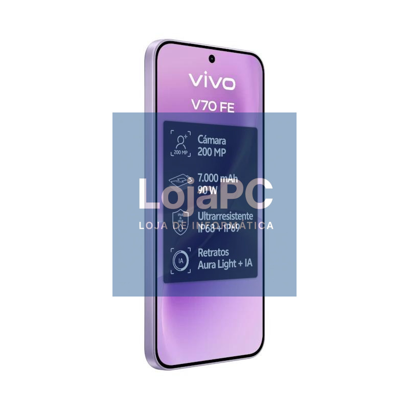VIVO V70 FE 8Gb 512Gb Bundle Ch90w+ Buds3 Purple — imagem 5