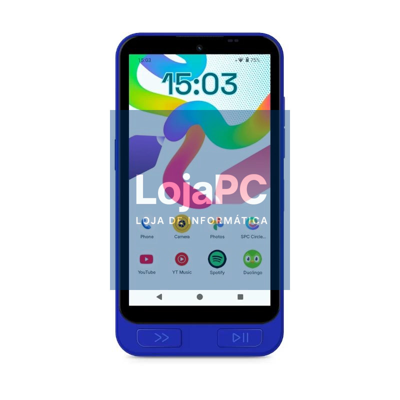 SPC Wuum One 5" Discovery 4+8Gb 64Gb Circles Blue — imagem 2