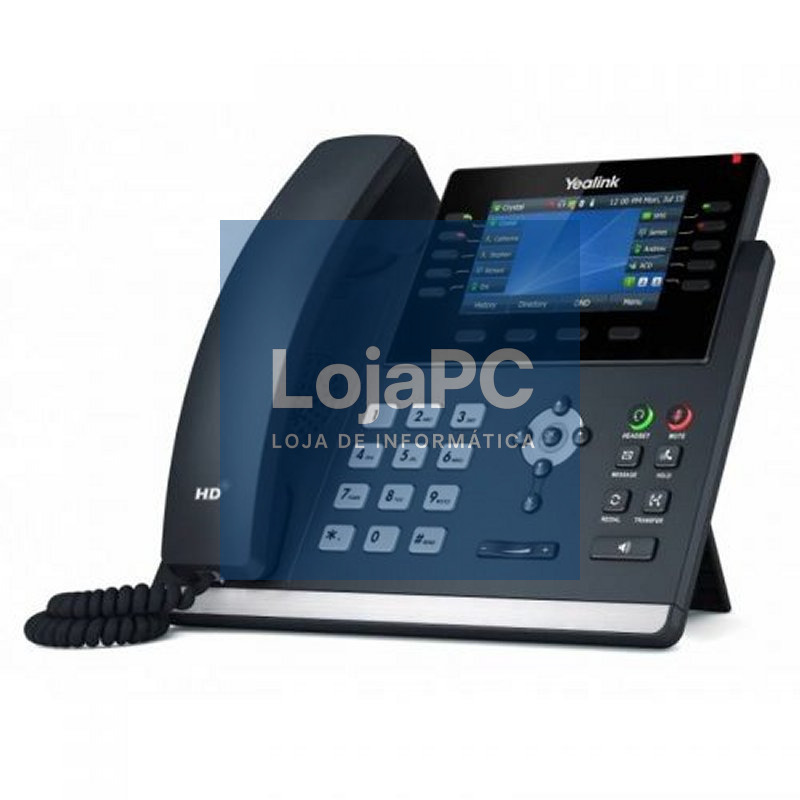 YEALINK SIP-T46U 16 cuentas, CON PoE — imagem 2