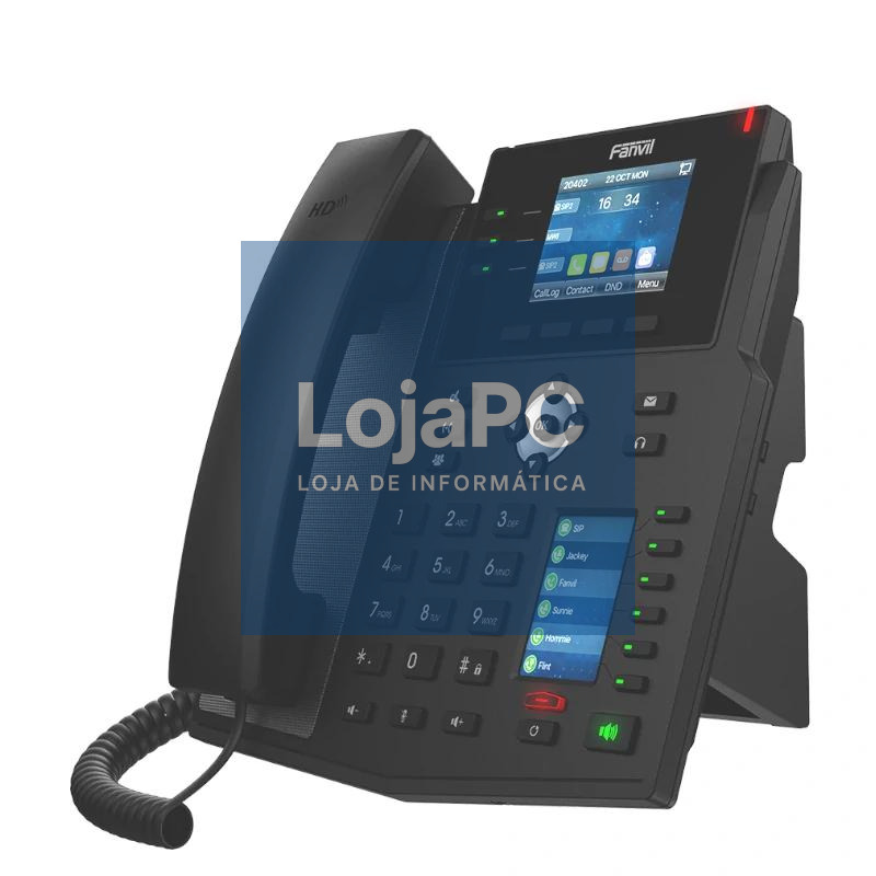 Fanvil X4U, 12 líneas SIP, 1 pantalla lateral — imagem 2