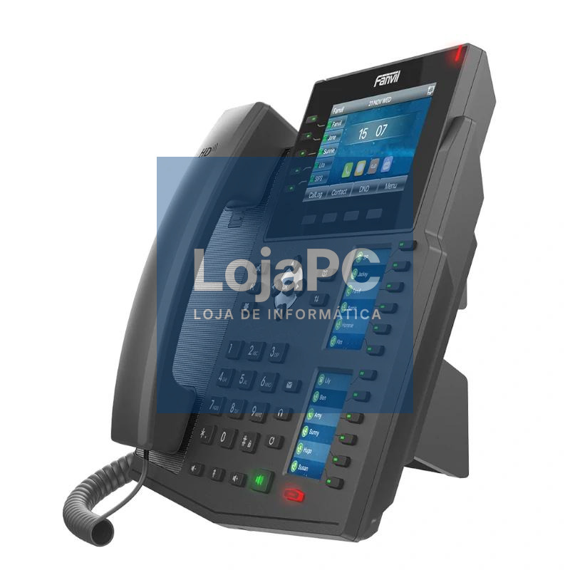 Fanvil X6U, 20 líneas SIP, 2 pantallas laterales — imagem 2