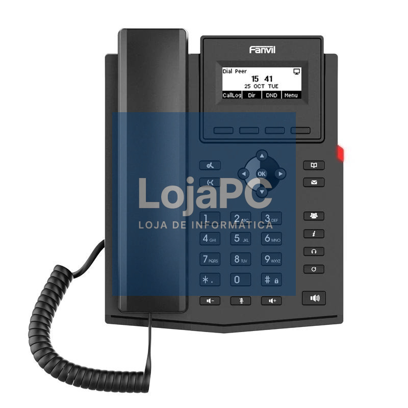 Fanvil X301P, 2 líneas SIP, con PoE, sin PSU