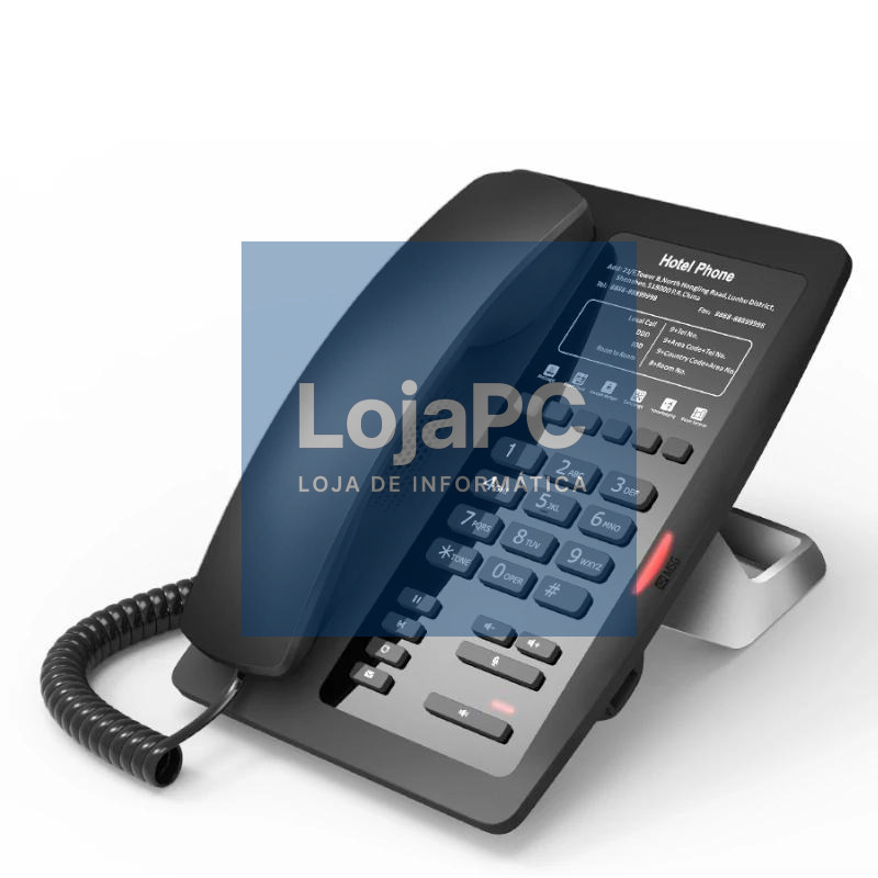 Fanvil H3W-B PoE 2 SIP Lines 6 customized keys — imagem 2