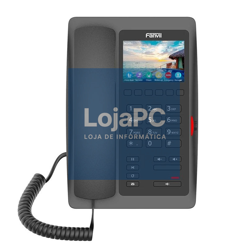 Fanvil H5W-B Hotel Teléfono IP, con PoE, WiFi 2.4G