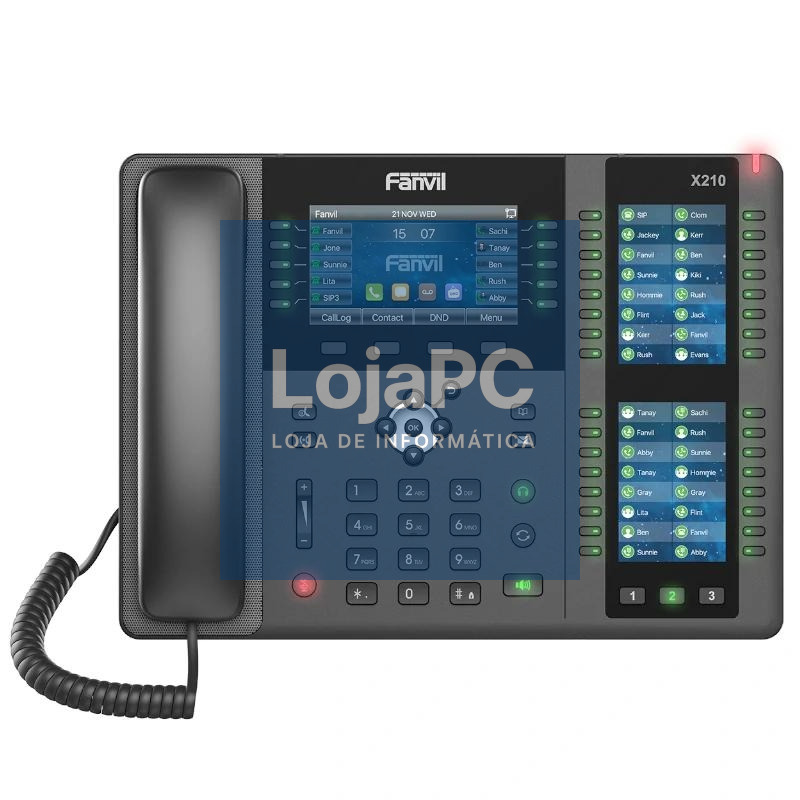 Fanvil X210, 20 líneas SIP, 106 teclas DSS