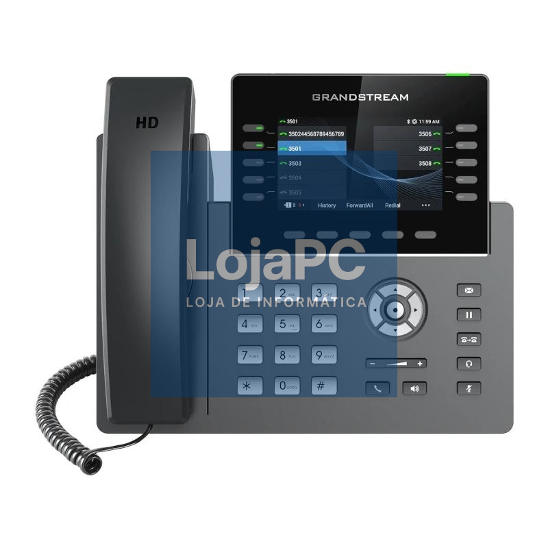 GrandStream IP Phone GRP2615 5 SIP 2xGbE PoE WiFi