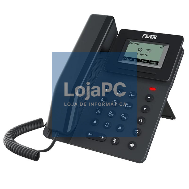 Fanvil V50P 2 líneas SIP Pantalla 2.3" PoE 2x10/10 — imagem 2