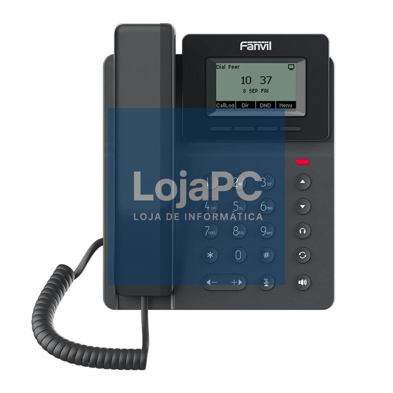 Fanvil V50P 2 líneas SIP Pantalla 2.3" PoE 2x10/10