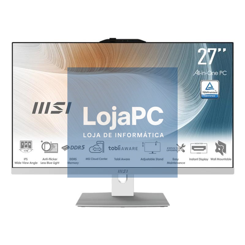 MSI AM272P-1053ES C7-150U 16GB 512 DOS 27" Blanco