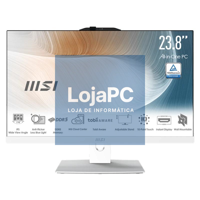 MSI AM242P-2089XEU C5-120U 16GB 512 DOS 24" Blanco