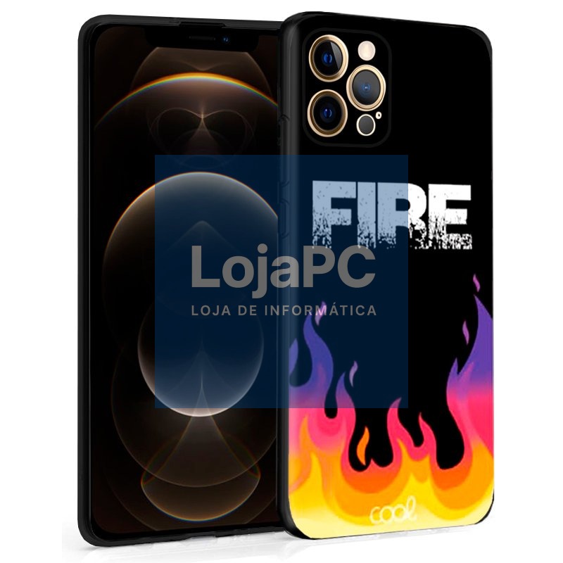 COOL Case for iPhone 12 Pro Max Drawings Fire
