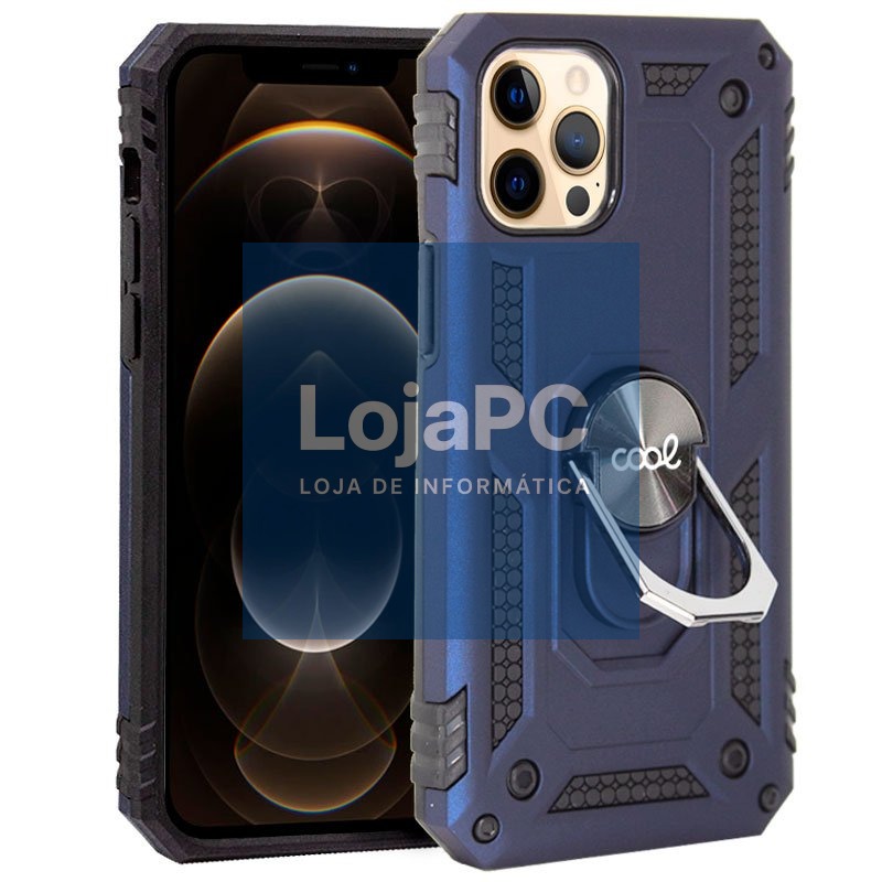 COOL Case for iPhone 12 Pro Max Hard Blue Ring