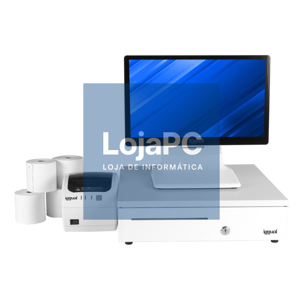 Pack completo TPV blanco 15,6" N100 30PW EASY80W — imagem 2