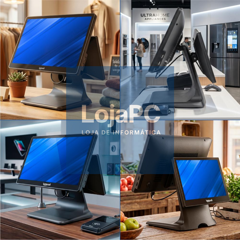 iggual TPV dual 15,6" 11,6" 16:9 N100 8+256GB W11 — imagem 2
