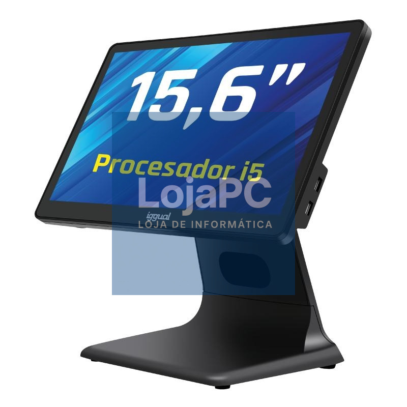 iggual TPV AIO 15,6" 16:9 i5 8350U 8+256GB W11Pro