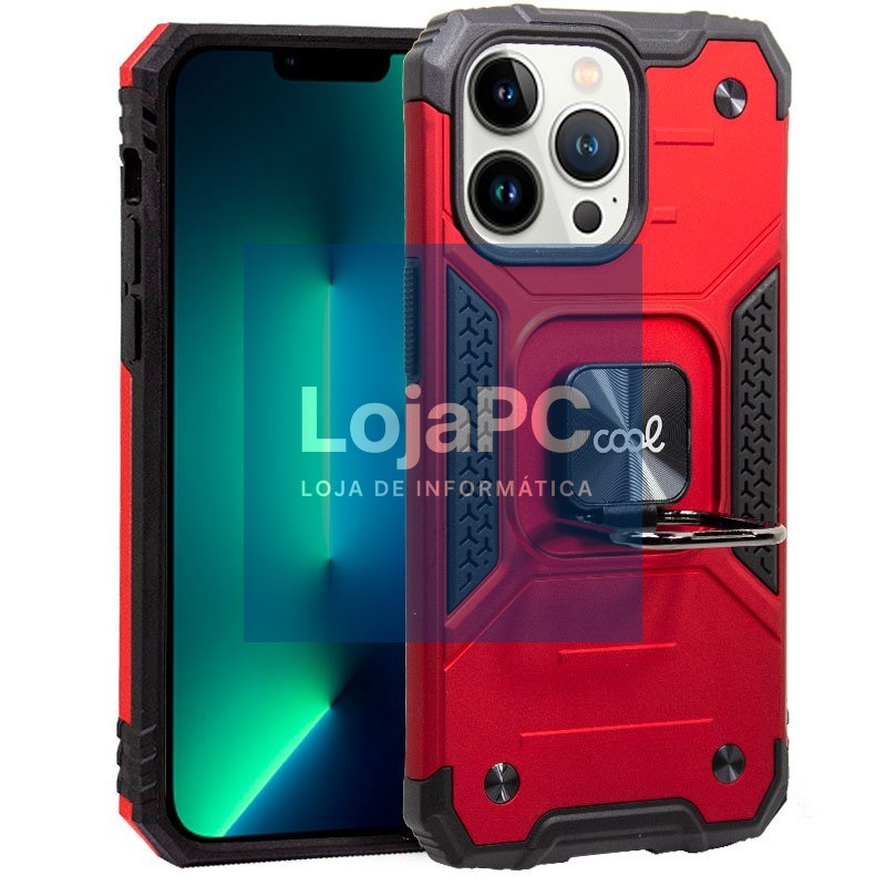 COOL Case for iPhone 13 Pro Hard Ring Red