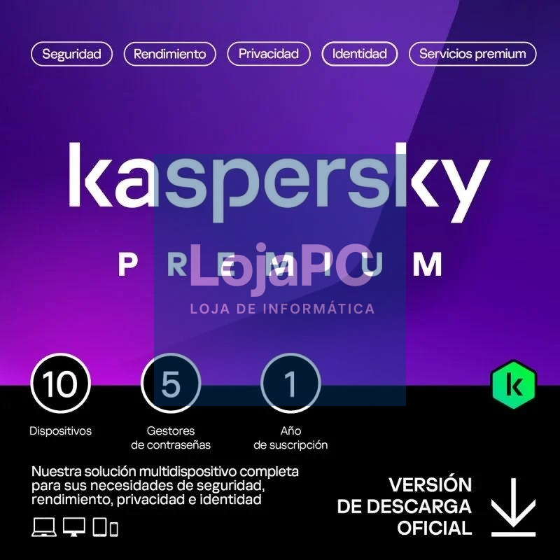 Kaspersky Premium 10L/1A ESD