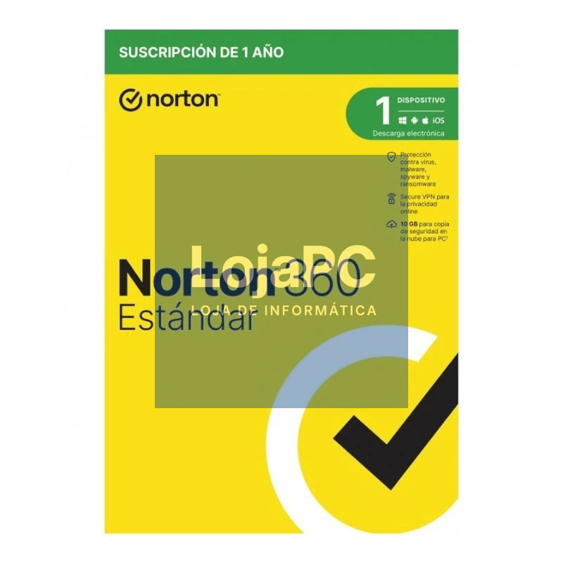 NORTON 360 STANDARD 10GB ES 1L/1A ESD