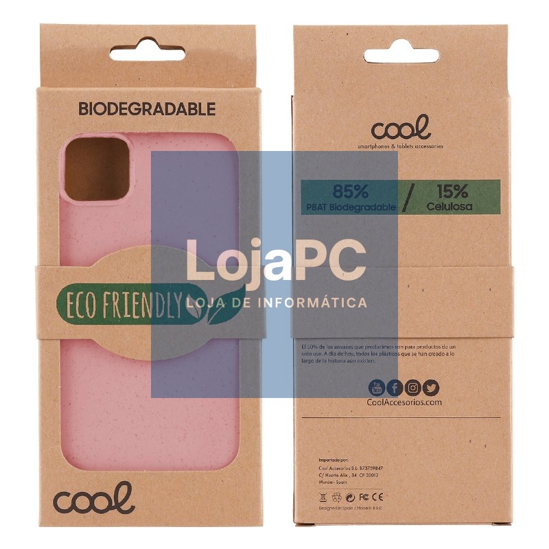 COOL Case for iPhone 13 Pro Max Eco Biodegradable Pink — imagem 3