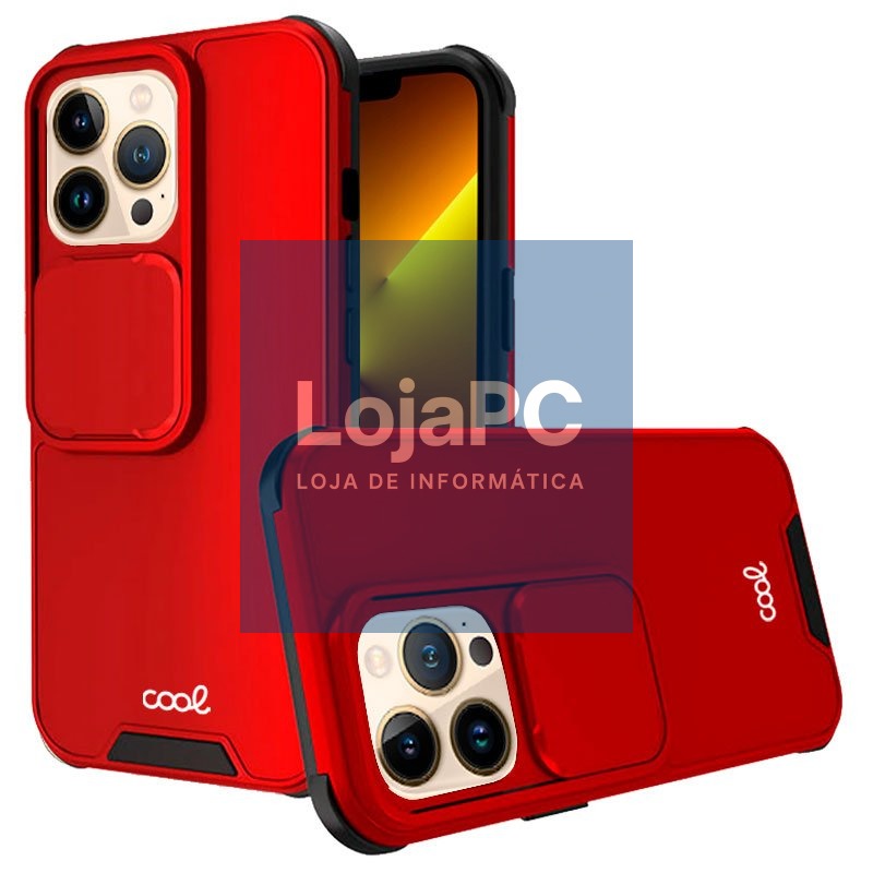 COOL Case for iPhone 13 Pro Max Hard Camera Red