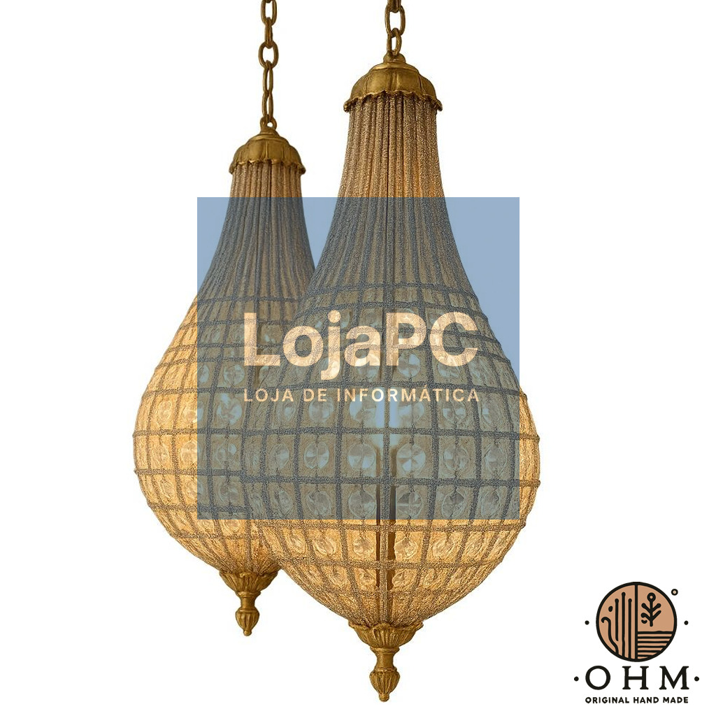 Lustre Suspenção French Goutte 100 CM