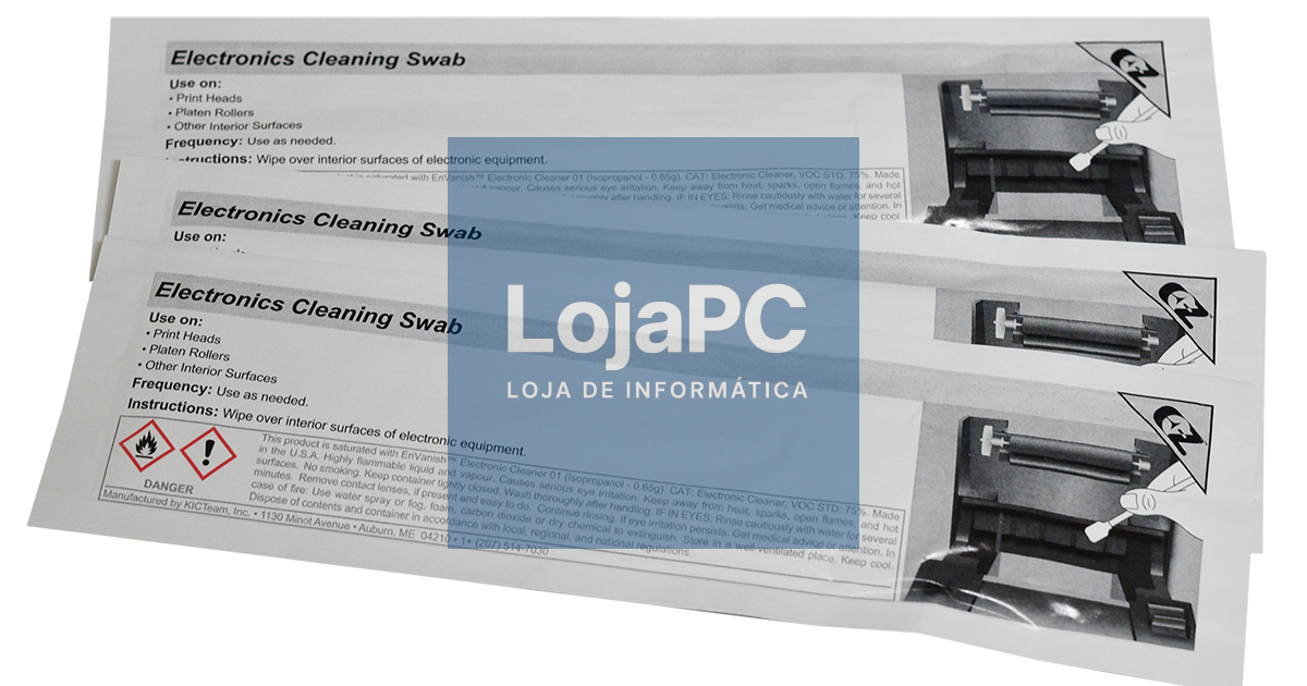Cleaning kit Para Impressoras De Cartões N15 - N25 -N30