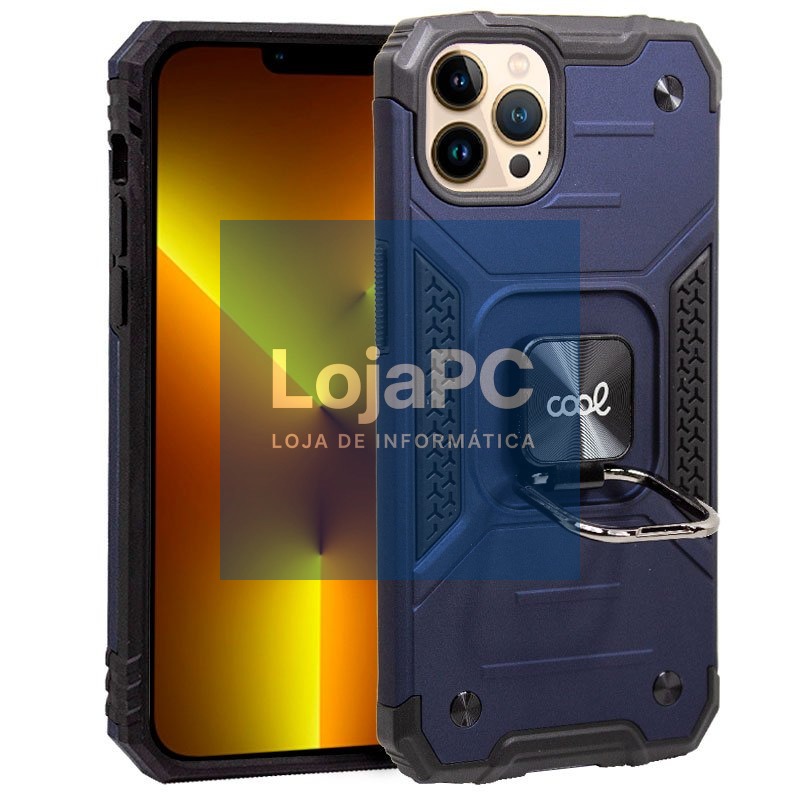 COOL Case for iPhone 13 Pro Max Hard Ring Blue