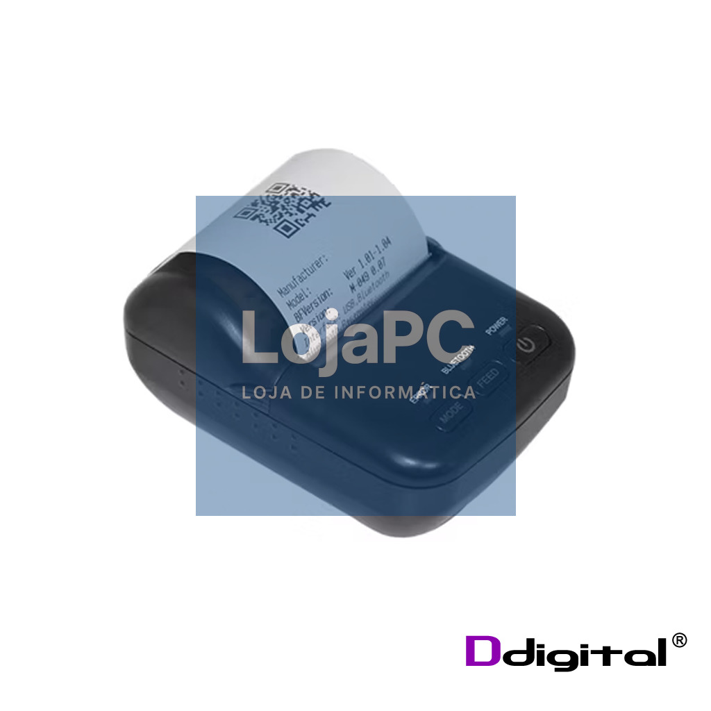 Impressora Térmica Bluetooth Ddigital RM-T12 58mm