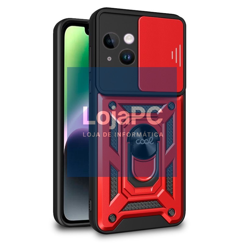 COOL Case for iPhone 14 Hard Ring Red