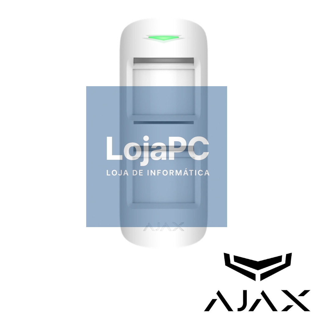 AJAX - Detector via radio para exterior dual PIR anti máscara e Pet Imune - White