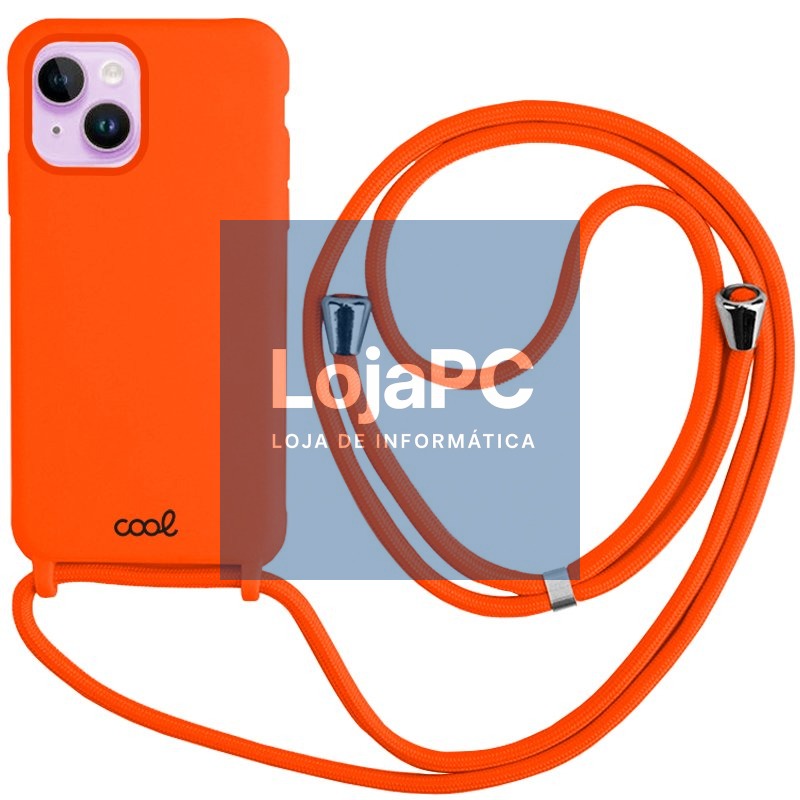 COOL Case for iPhone 14 Orange Smooth Cord