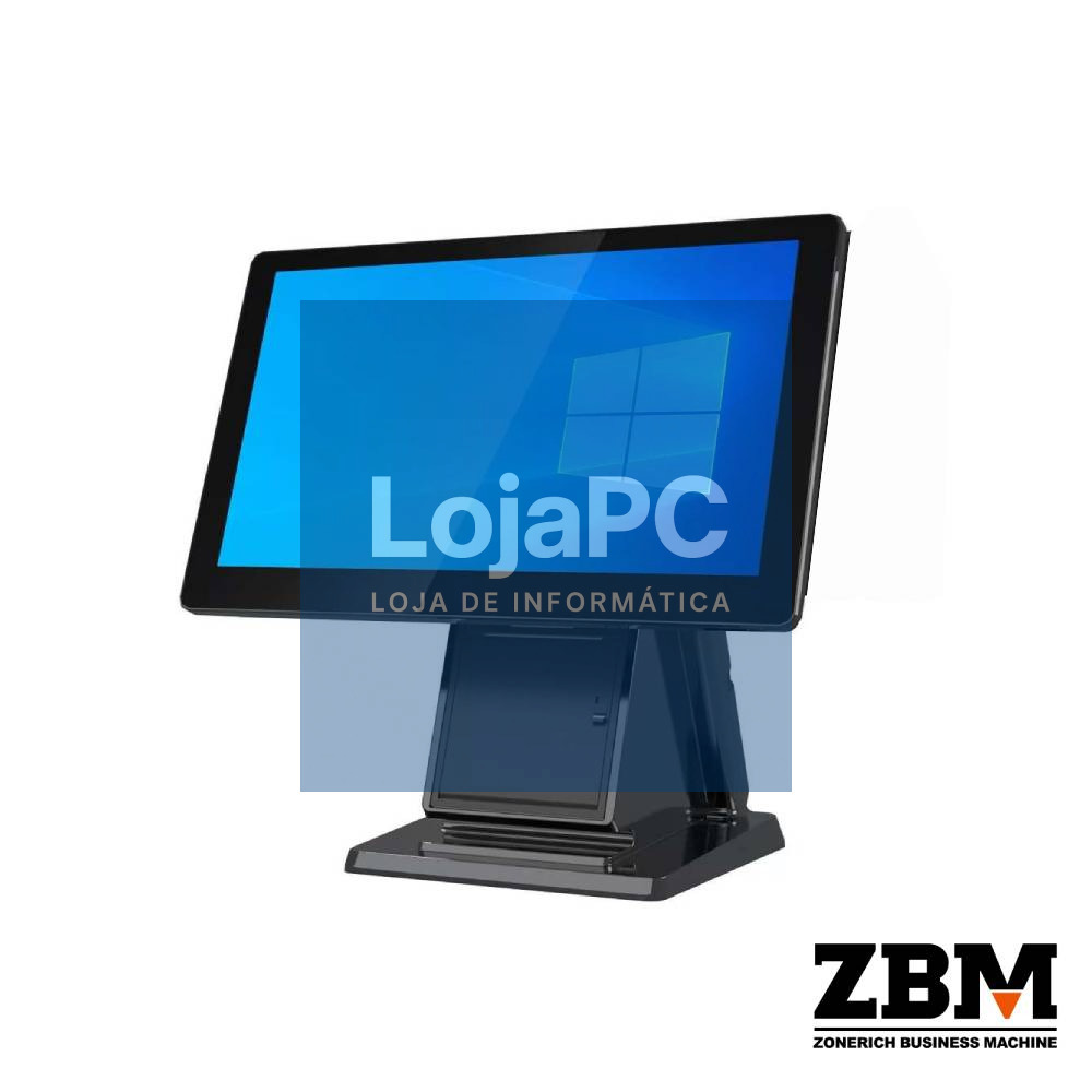 POS ZQ-T606 - Intel J6412 / DDR4 4GB / SSD 120GB / Touch 15.6" / Impressora 80mm / W11 PRO