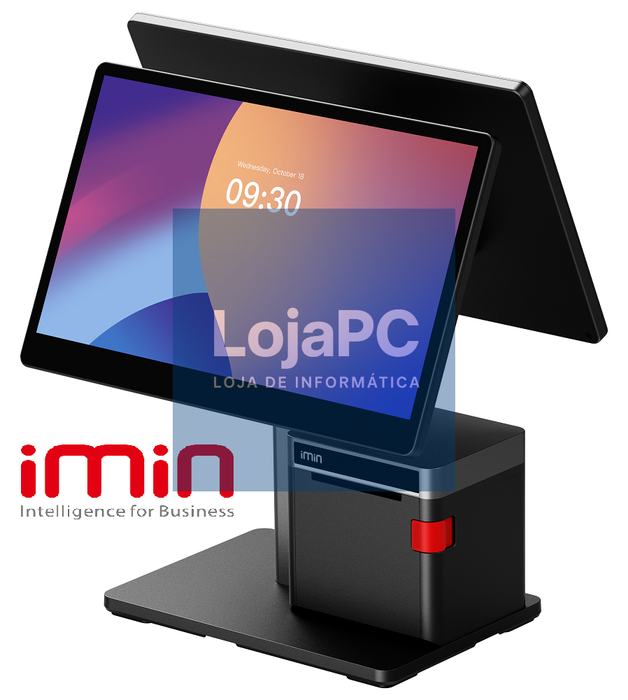 Impressora Swan 2 Android 13/8-Core, 2.0GHz/4GB+64GB/15.6" FHD+ 15.6 FHD/Alto-falante/Impressora 80mm/Suporte NFC