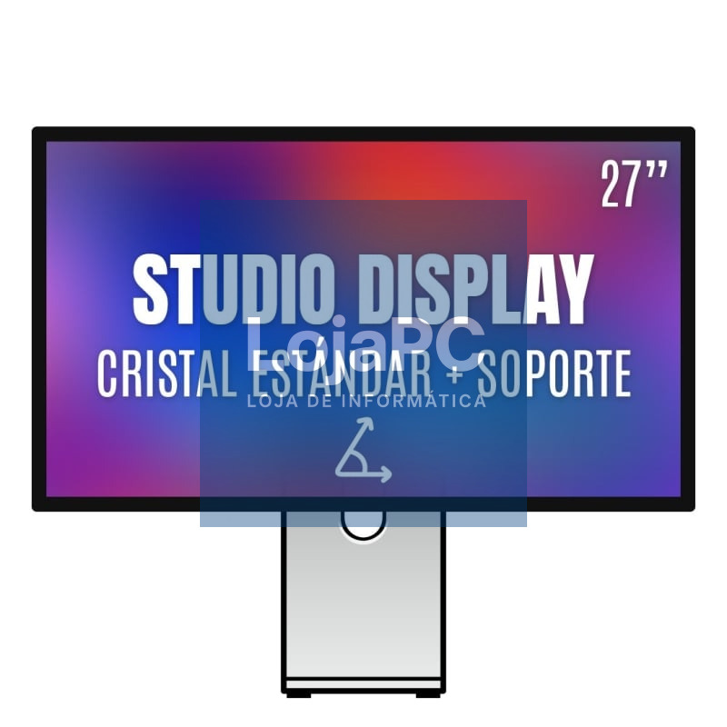 Apple Studio Display 27'/ Cristal Nano texturizado/ Suporte com inclinación ajustável