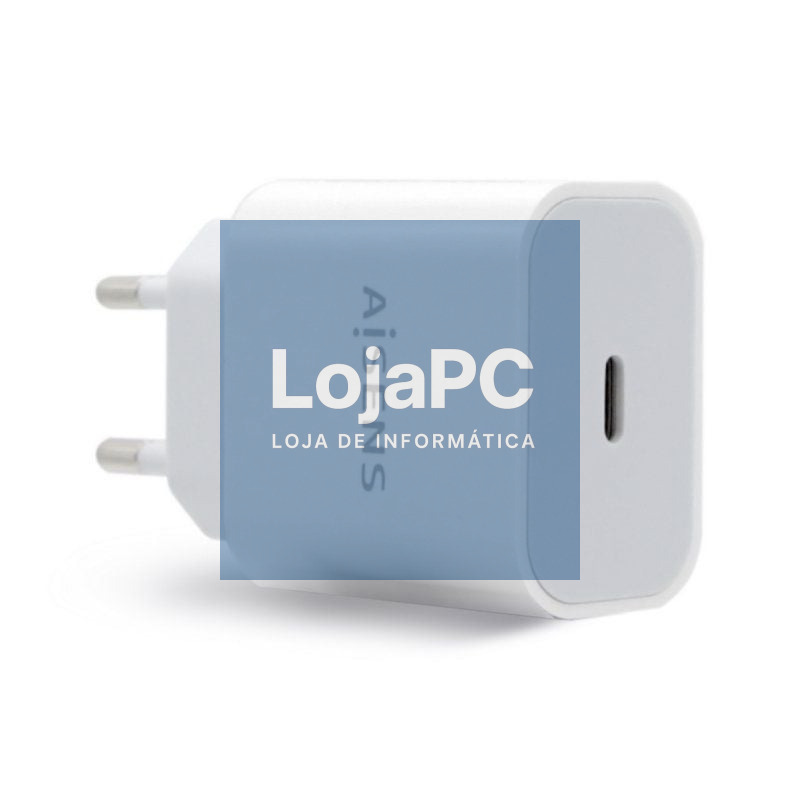 Carregador de parede Aisens A110-0537/ 1xUSB Tipo-C/ 20W