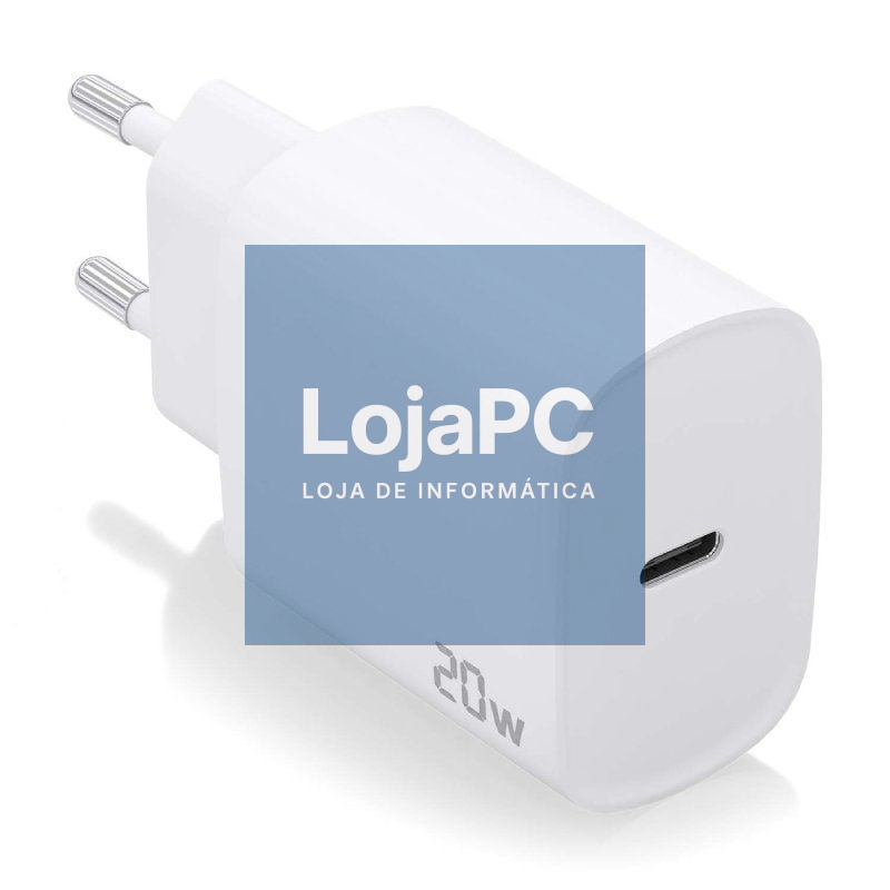 Carregador de parede Aisens A110-0752/ 1xUSB Tipo-C/ 20W