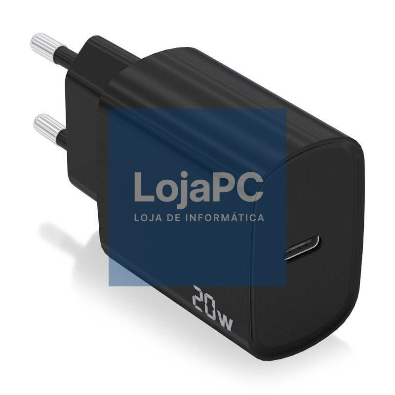 Carregador de parede Aisens A110-0753/ 1xUSB Tipo-C/ 20W