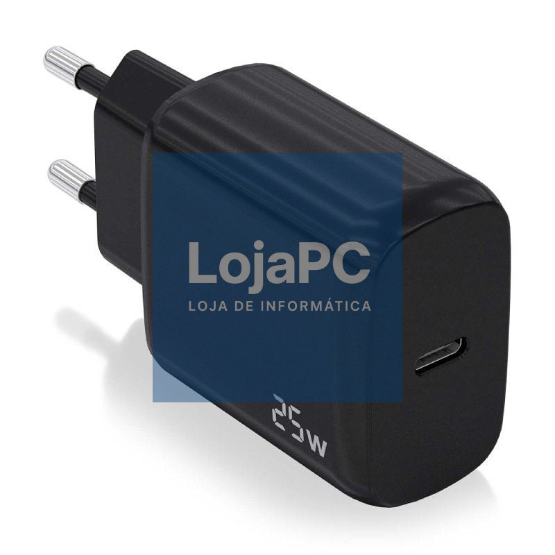 Carregador de parede Aisens A110-0757/ 1xUSB Tipo-C/ 25W