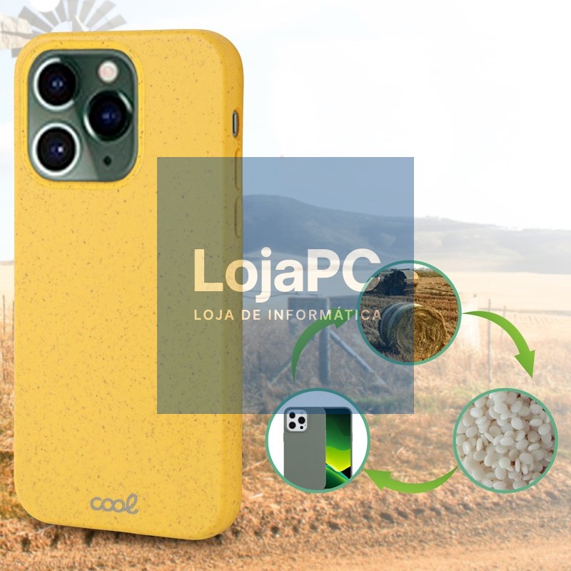 COOL Case for iPhone 14 Pro Eco Biodegradable Yellow — imagem 4
