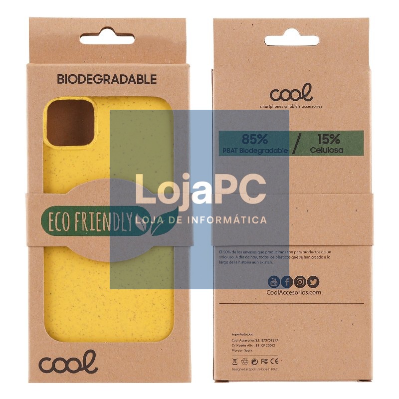 COOL Case for iPhone 14 Pro Eco Biodegradable Yellow — imagem 2