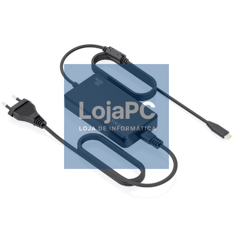 Carregador Secretária GaN Aisens ASCH-1PD100D070-BK/ 1xUSB Tipo-C/ 100W