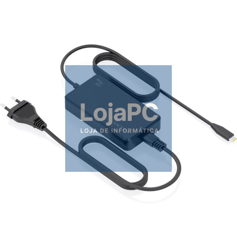 Carregador Secretária GaN Aisens ASCH-1PD45D067-BK/ 1xUSB Tipo-C/ 45W