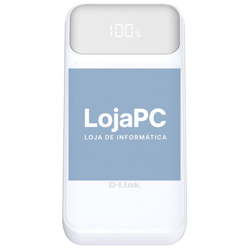 Powerbank 20000mAh D-Link DPP-201/ 65W/ Branca