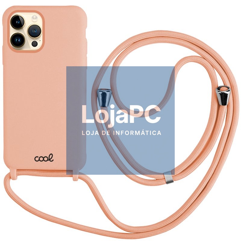 COOL Case for iPhone 14 Pro Max Cord Smooth Pink