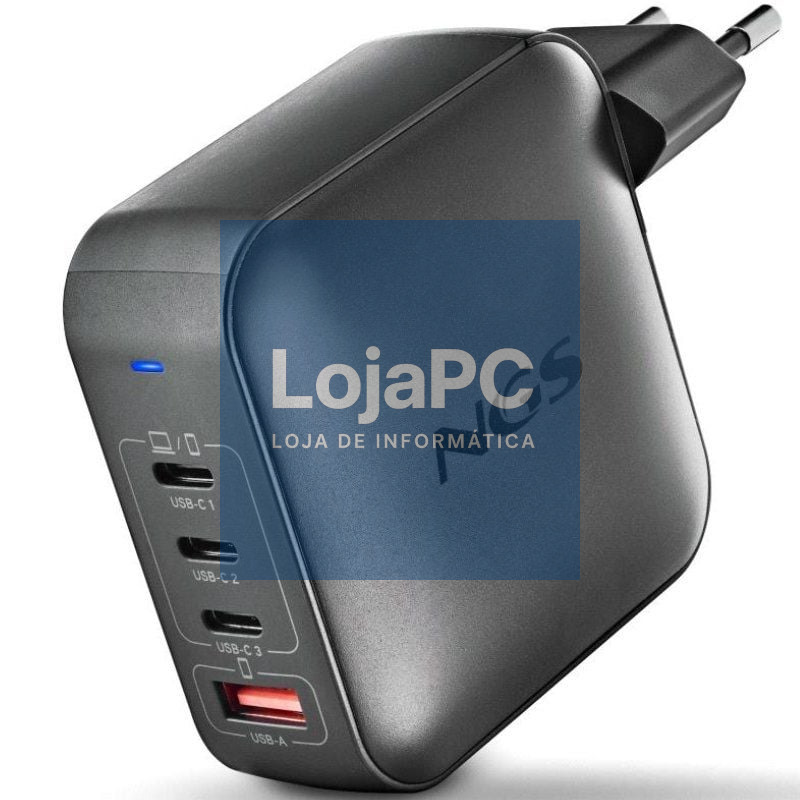 Carregador de Portátil GaN NGS BUD 165W/ 165W/ Automático/ Voltaje 5-21V