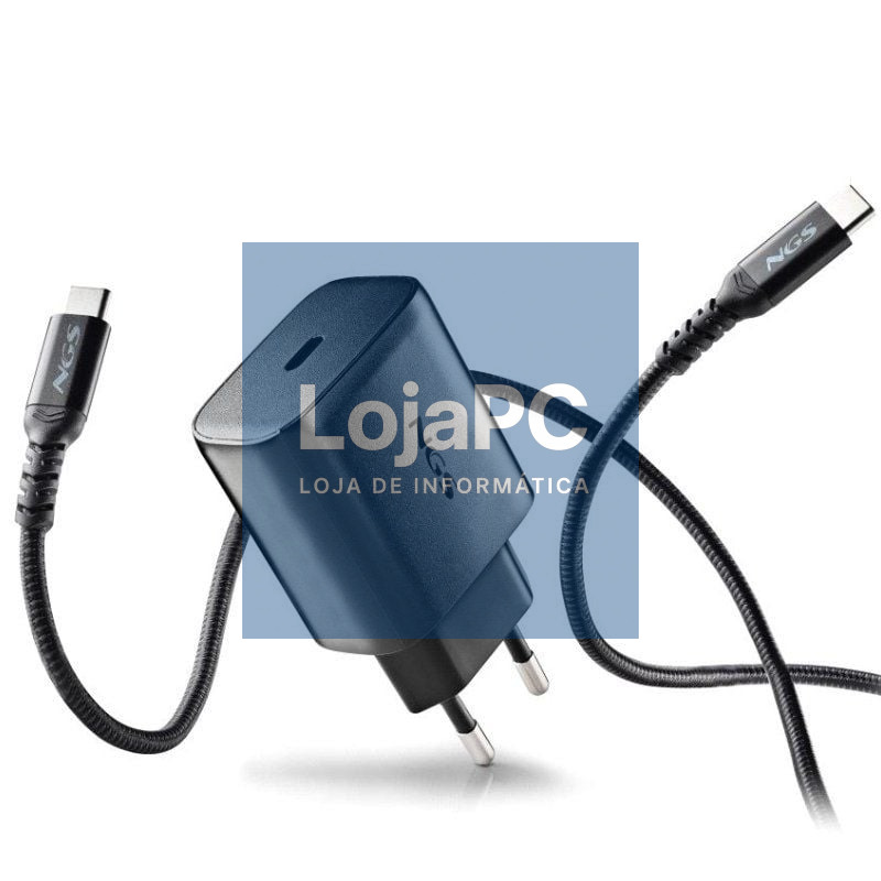 Carregador de parede GaN NGS Bud 45W/ 1xUSB Tipo-C/ 45W