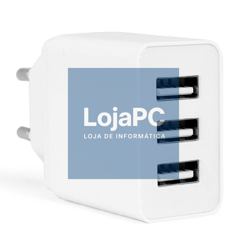 Carregador de parede Orbegozo EN 1100/ 3xUSB/ 17W