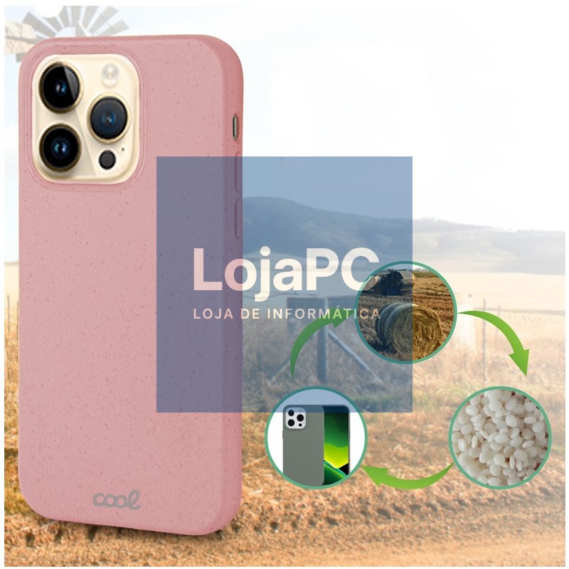 COOL Case for iPhone 14 Pro Max Eco Biodegradable Pink — imagem 2