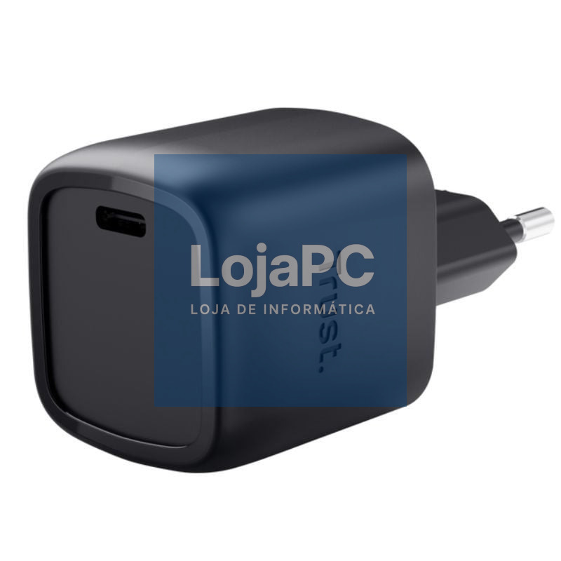 Carregador de parede GaN Trust Maxo 30W/ 1xUSB Tipo-C/ 30W